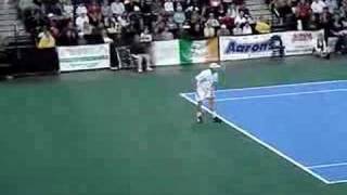 Roddick imitates Sampras [upl. by Nylaj]