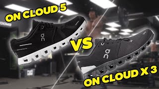 ON CLOUD X 3 VS ON CLOUD 5  Which Is Best for You [upl. by Sinnylg819]