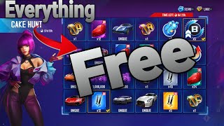 Everything FREE Event 😱  New Cake Hunt Event Asphalt 8 😱  Cake Hunt Asphalt 8 [upl. by Aziaf]