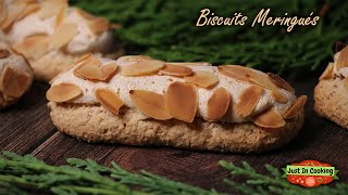 ❅ Recette des Biscuits de Noël Bâtonnets Meringués Amandes Noisettes ❅ [upl. by Dulcie15]