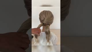 Quick hairstyle low bun [upl. by Hamil502]