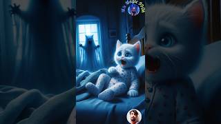 There is a ghost 💀 in the cats house funny cartoon catshorts shortsfeed ytcat catlovers cat [upl. by Wamsley]