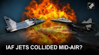 “Possible midair collision…” Defence sources on IAF aircraft crash [upl. by Nelie]