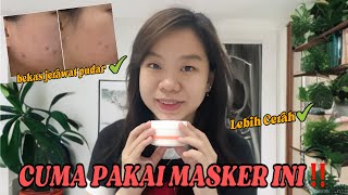 MASKER PALING AMPUH HILANGKAN BEKAS JERAWAT  SKIP MOISTURIZER DEMI PAKAI MASKER INI [upl. by Juli]