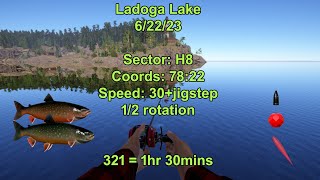 Russian Fishing 4 Ladoga Lake Active Char Spot 62223 [upl. by Avitzur713]