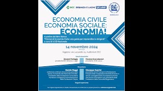 ECONOMIA CIVILE ECONOMIA SOCIALE ECONOMIA [upl. by Yekcaj]