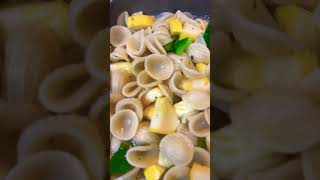 Creamy orecchiette with 🍗 aprendeacocinar cooking food viralvideos foodie cocinaconsabor [upl. by Lahpos]