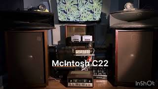 JBL C35  Marantz 7 vs McIntosh C22 [upl. by Alitha]