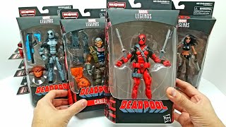 Deadpool 2 Complete Set Marvel Legends Marvel Legends Sasquatch Build a figure [upl. by Leahcimed699]