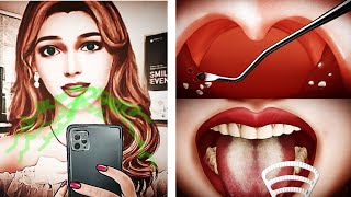 quotASMR videoquotdust removing from teeth and cleaning in hospital🏥quot [upl. by Greenwell]