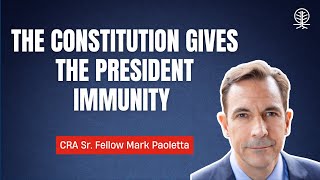 CRA Sr Fellow Mark Paoletta EXPOSES the DOJs Lawfare Against President Trump [upl. by Rabka]