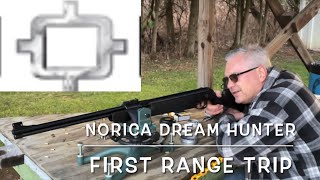 First range trip for the Norica Dream Hunter 177 underlever springer Vogel domed amp Crosman PHP’s [upl. by Avad]