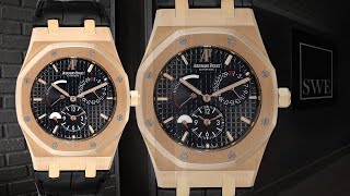 Audemars Piguet Royal Oak Dual Time Power Reserve Rose Gold Watch 26120OR  SwissWatchExpo [upl. by Aikyt416]