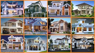 BEST 40 SLOPING ROOF DESIGN IDEAS  Modern House With Traditional Sloping Roofs frontelevation EP2 [upl. by Inahs322]