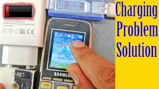 Mobile phone shows charging on screen but not being charged battery do not charge Tutorial30 [upl. by Nimajeb]