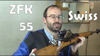 Swiss Straight Pulls ZFK 55 Scoped Rifle 75x55 GP11 [upl. by Leund]