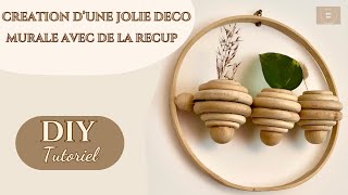 DIY  CRÉER UNE DÉCO MURALE BOHÈME AVEC DE LA RÉCUP [upl. by Wack]