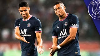 Kylian Mbappé and Achraf Hakimi The Magic Duo 🔴🔵 [upl. by Culver]