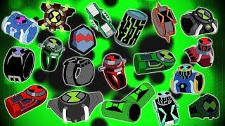 Ben 10 all versions of omnitrix [upl. by Stodder483]