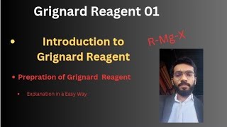 Grignard Reagent 01Preparation of Grignard Reagent Class 12th [upl. by Moira]