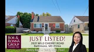 Just Listed 3531 Wild Cherry Road Baltimore MD 21244 [upl. by Anahsor]