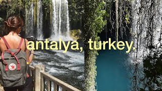 TURKEY VLOG 🇹🇷 termessos ruins kapuz canyon parks amp waterfalls exploring antalya [upl. by Brynna]