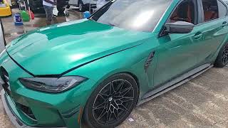 FASTEST BMW IN JAMAICA 🇯🇲  BMW GANG DOMINATES AT DRAG RIVALS G80 M340 335i [upl. by Nettirb]