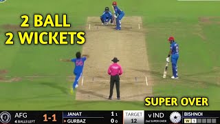 India vs Afghanistan Super over Full highlights  Ind vs afg super over highlights [upl. by Joni]