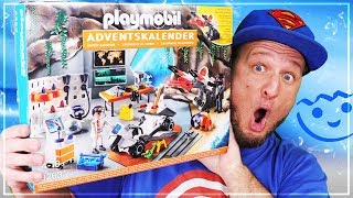 Playmobil ADVENTSKALENDER 9263 Spy Team Werkstatt Kalender Unboxing [upl. by Enomrej]