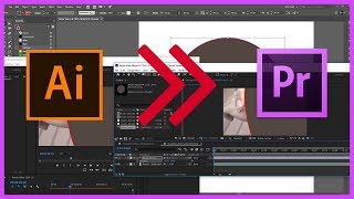 How to Import Illustrator Files into Adobe Premiere Pro CC [upl. by Wolfort]