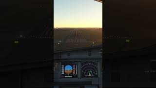 Sunrise into Frankfurt aviation flightsim vatsim gaming pcgaming msfs2020 vatsim flying [upl. by Backer]