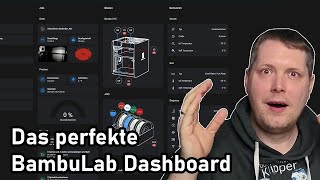 BambuLab X1C HomeAssistant Dashboard [upl. by Ayekram592]