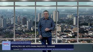 PESQUISA DE INTENÇÃO DE VOTO EM SUMARÉ  10072024 [upl. by Kyte]