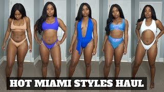 HOT MIAMI STYLES MUST HAVE SWIM SUITS  SUMMER 2018 [upl. by Prud530]