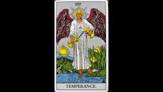 quotTEMPERANCE XIV Learning Tarot with Practical Examplesquot [upl. by Tenahs]