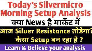 Silvermic Todays setupCommodity tradingSupport ResistanceSilverआज ke चांदी Trade12Jan24🎯 [upl. by Liv]