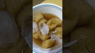 minatamis na saging with iceshortvideo [upl. by Ahsiki]