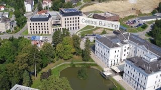 IST Austria campus from the sky [upl. by Yrelav]