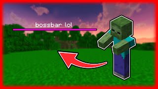 How to Give Bossbar to Any Mob in Minecraft Java 116  117 [upl. by Duck]