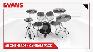 New Evans dB One Low Volume Cymbals amp Mesh Drumheads [upl. by Clerk557]