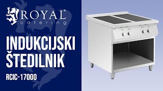 Indukcijski štedilnik Royal Catering RCIC17000  Predstavitev izdelka 10012789 [upl. by Elleval]