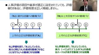 「部下の気づきとやる気を高める評価者スキル」～目標設定から面談まで～【第1部】 [upl. by Yerfej747]