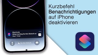 Kurzbefehle MitteilungenBestätigung auf dem iPhone ausschalten iOS 16 und höher [upl. by Geraint]