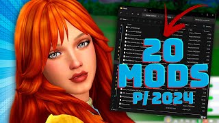 20 MODS PARA USAR EM 2024  The Sims 4  Mod Review [upl. by Yema278]