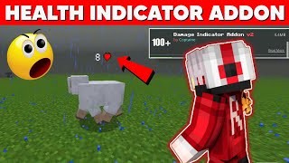 How To Get Health Indicators In MCPE  Health Indicator Mod [upl. by Vaios]