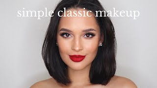 simple classic makeup [upl. by Donnie]