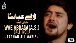 Farhan Ali Waris  Wae Abbasa  Balti Noha  2013 [upl. by Hareehat]