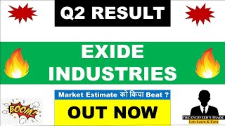 Exide Industries Q2 Results 2025  Exide Industries Results Today  Exide share latest news [upl. by Yelyk]