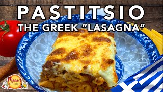 Pastitsio Greek Baked Pasta  Delicious Greek Pastitsio Recipe  Manas Kitchen [upl. by Chladek519]