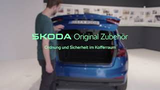 Škoda Original Zubehör – So geht Ordnung im Kofferraum [upl. by Bealle954]